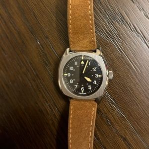 Undone Terra Daybreak Suede Automatic Watch